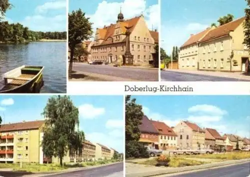 Ansichtskarte, Doberlug-Kirchhain, 5 Abb., u.a. Bahnhofstr., 1978