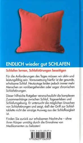 Schneider, Ute; Endlich wieder gut schlafen, 1998