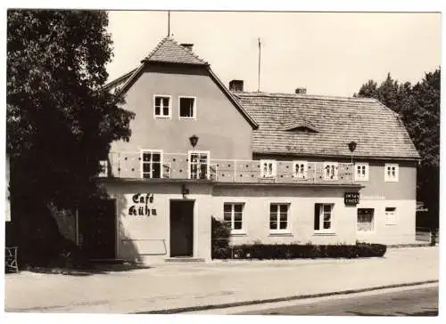 AK, Berggießhübel Kr. Pirna, Café Kühn, 1969