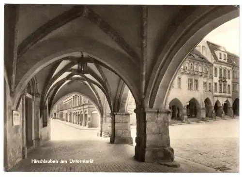 Ansichtskarte, Görlitz, Hirschlauben am Untermarkt, 1970