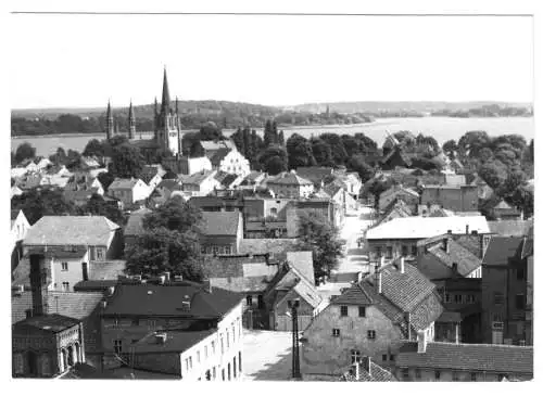 Ansichtskarte, Werder Havel, Blick über die Inselstadt, 1971