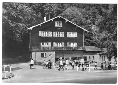 Ansichtskarte, Kipsdorf Kr. Dippoldiswalde, "Die bunte Truhe", 1984