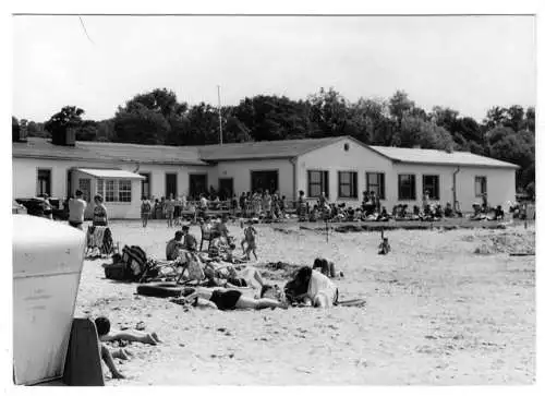 AK, Caputh Kr. Potsdam, Strandbad Caputh, belebt, 1972