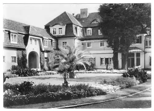 AK, Neu Fahrland bei Potsdam, Sanatorium "Heinrich Heine", Teilansicht 2, 1968