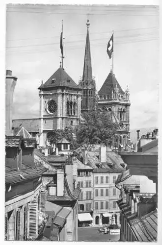 AK, Genf, Geneve, GE, Rue Etienne Dumont, um 1960