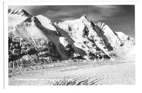 AK, Pasterzengletscher mit Großglockner, ca. 1940