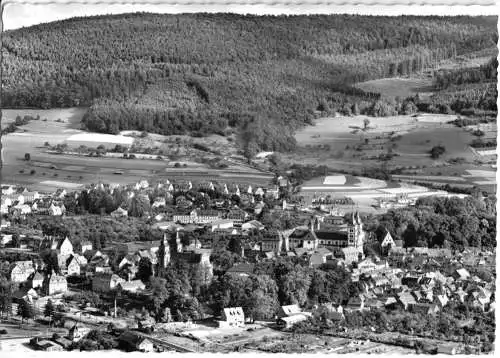 Ansichtskarte, Amorbach Odw., Luftbildansicht, 1965