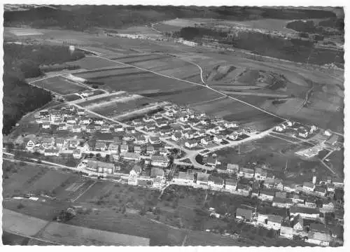 AK, Gechingen Kr. Calw, Luftbildansicht, um 1965