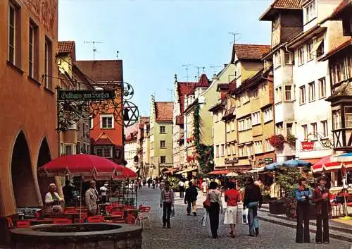 AK, Lindau am Bodensee, Fussgängerzone, belebt, um 1994