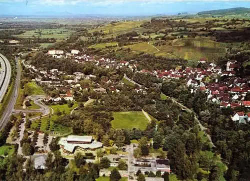 AK, Bad Bellingen, Luftbildansicht, Version 2, 1977