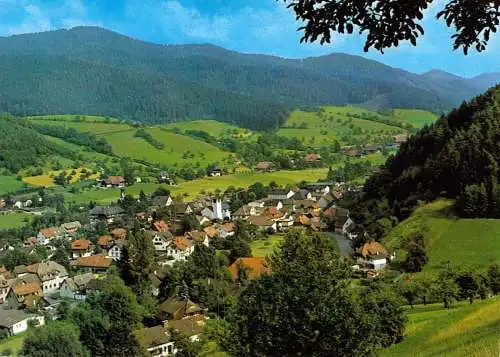 AK, Gutach im Schwarzwald, Gesamtansicht, um 1988