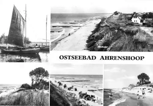 Ansichtskarte, Ostseebad Ahrenhoop, fünf Abb., 1981