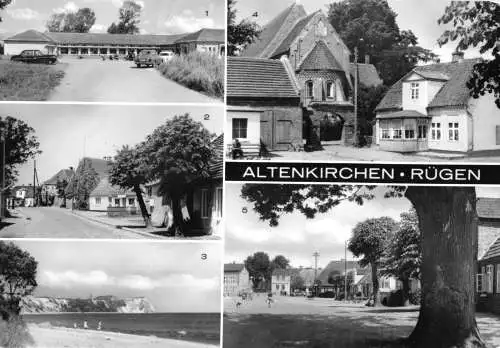 Ansichtskarte, Altenkirchen Rügen, fünf Abb., 1984