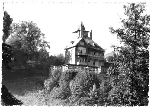 Ansichtskarte, Schwarzburg Thür., HO-Gaststätte Schwarzaburg, 1960