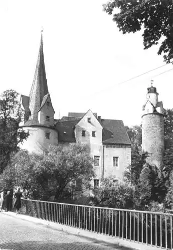 Ansichtskarte, Hartenstein Kr. Zwickau, Schloß Stein, 1980