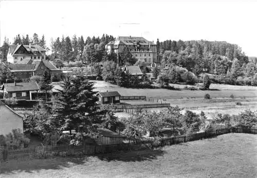 AK, Friedrichsbrunn Harz, Teilansicht mit Sanatorium "Ernst Thälmann", 1981