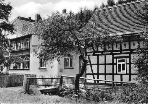 AK, Das Mühltal Thür., Betriebsferienheim Pfarrmühle, 1962