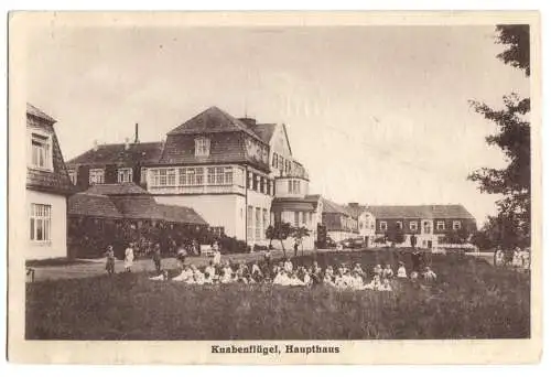 AK, Nordholz bei Cuxhaven, Kinderheim des DRK, Haupthaus, Knabenflügel, 1930