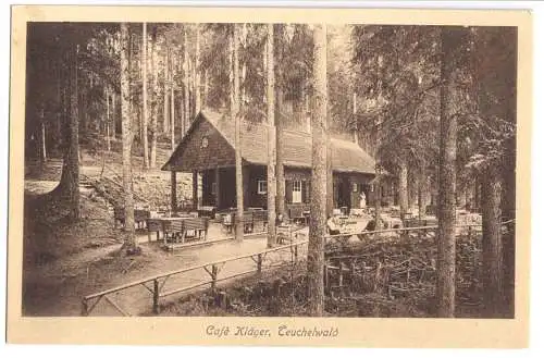 AK, Freudenstadt, Café Kläger, Teuchelwald, um 1926