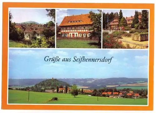 Ansichtskarte, Seifhennersdorf Kr. Zittau, vier Abb., 1985