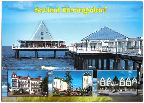 Ansichtskarte, Seebad Heringsdorf, Seebrücke, um 2000