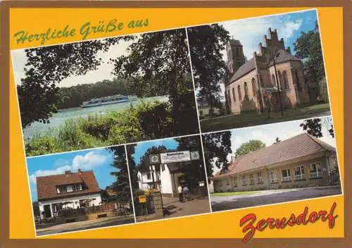 Ansichtskarte, Zernsdorf Kr. Königs Wusterhausen, fünf Abb., 1994