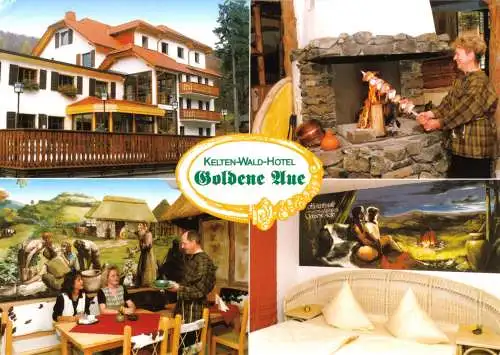 AK, Sünna Rhön, Kelten-Wald-Hotel "Goldene Aue", vier Abb., 2002