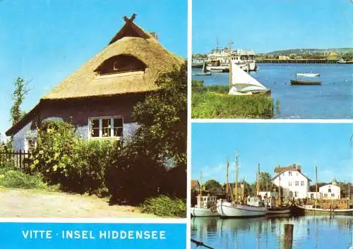 AK, Vitte, Insel Hiddensee, drei Abb., 1973