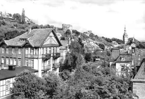 AK, Bad Frankenhausen Kyffh., Teilansicht, Blick zum Weinberg, 1977