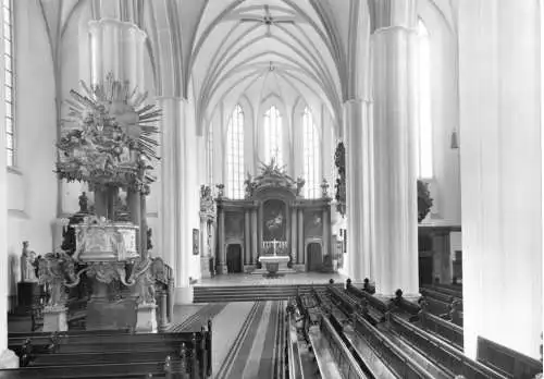 Ansichtskarte, Berlin Mitte, St. Marien Kirche, Kanzel, 1972