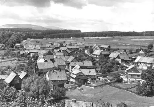 Ansichtskarte, Elbingerode Harz, Blick vom Campingplatz, 1980