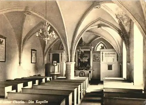 Ansichtskarte, Chorin, Kloster, Die Kapelle, um 1970