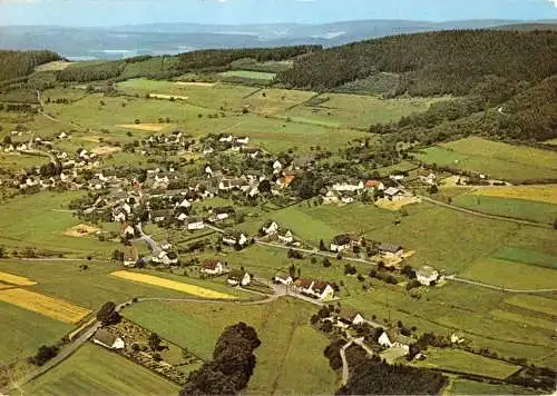 Ansichtskarte, Hesselbach Wittgenstein, Luftbildansicht, 1975