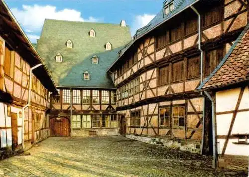 AK, Goslar, Siemens-Familienstammhaus, Innenhof, um 1975