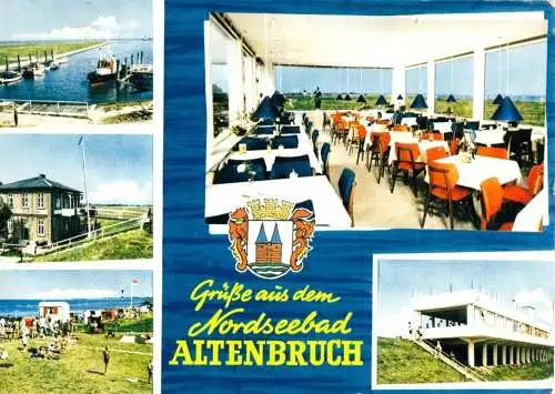 Ansichtskarte, Cuxhaven, OT Altenbruch, fünf Abb., gestaltet, 1972