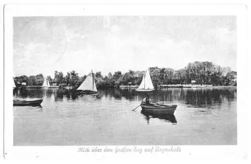 AK, Ziegenhals, Blick über den Großen Zug, 1949