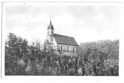 Ansichtskarte, Tharandt Bez. Dresden, Kirche, 1952