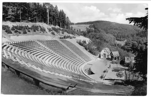 Ansichtskarte, Steinbach-Langenbach, Naturtheater, 1960