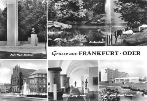 AK, Frankfurt Oder, fünf Abb., 1978