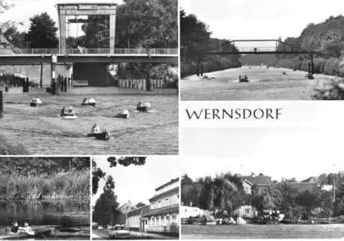 Ansichtskarte, Wernsdorf Kr. Fürstenwalde, fünf Abb., 1979