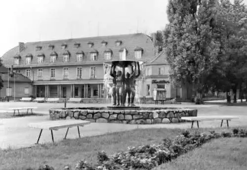 Ansichtskarte, Bad Saarow-Pieskow, Johannes-R.-Becher-Platz, 1978