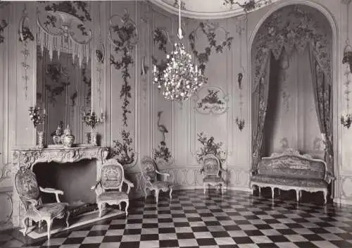 Ansichtskarte, Potsdam Sanssouci, Schloß, Voltairezimmer, 1967