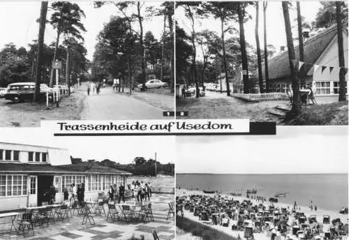 AK, Trassenheide auf Usedom, vier Abb., 1977