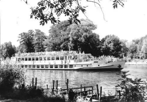 Ansichtskarte, Potsdam, Weiße Flotte, MS Cecilienhof, 1963