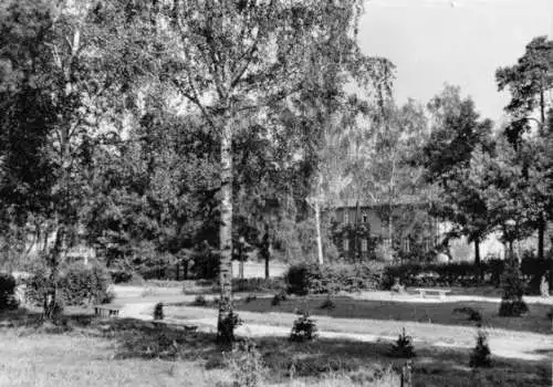 Ansichtskarte, Beelitz Mark, Parkanlagen am Wasserturm, 1975