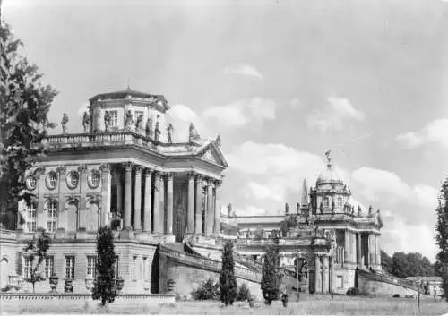 Ansichtskarte, Potsdam Sanssouci, Communs am Neuen Palais, 1965