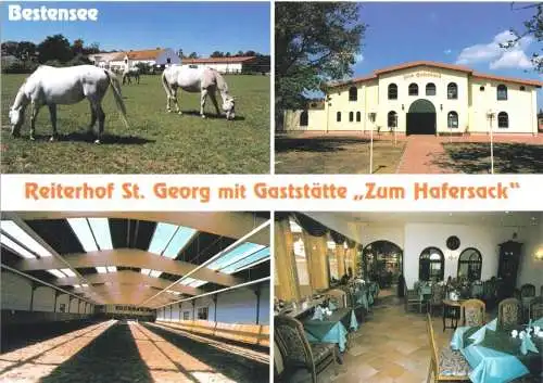 AK, Bestensee Kr.Königs Wusterhausen, Reiterhof St. Georg m. Gaststätte, um 2000