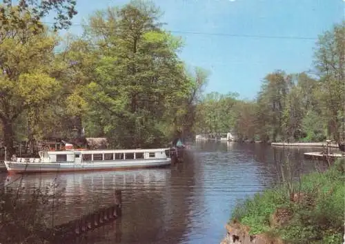 AK, Königs Wusterhausen, OT Neue Mühle, An der Dahme, Dampfer, 1983