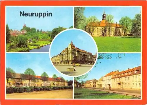 AK, Neuruppin, fünf Abb., 1984