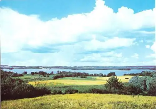 AK, Neubrandenburg, Blick über die Lieps, 1981